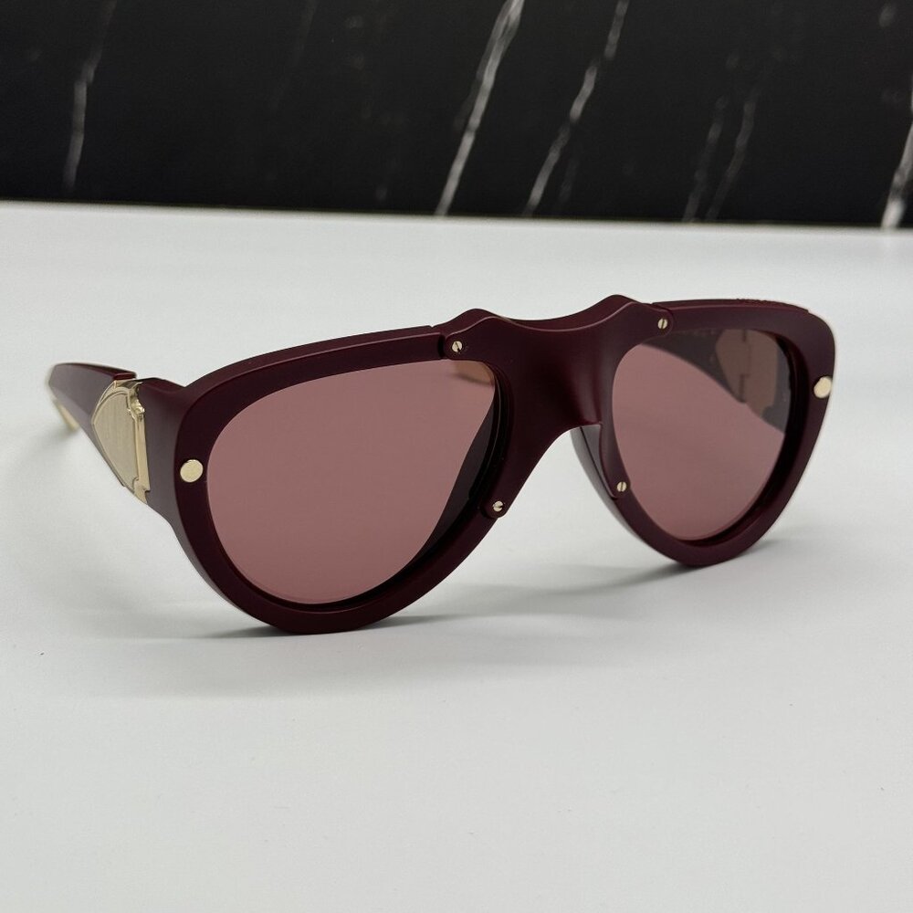 NEW BURBERRY BE4433U 414075 SUNGLASSES BURGUNDY UNISEX BE4433U 4140/75 BURBERRY